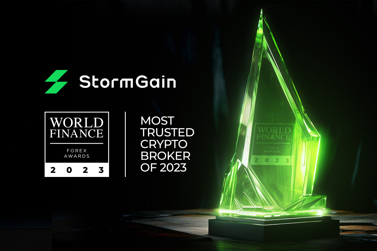 StormGain Named 'Most Trusted Crypto Broker' In 2023 | StormGain